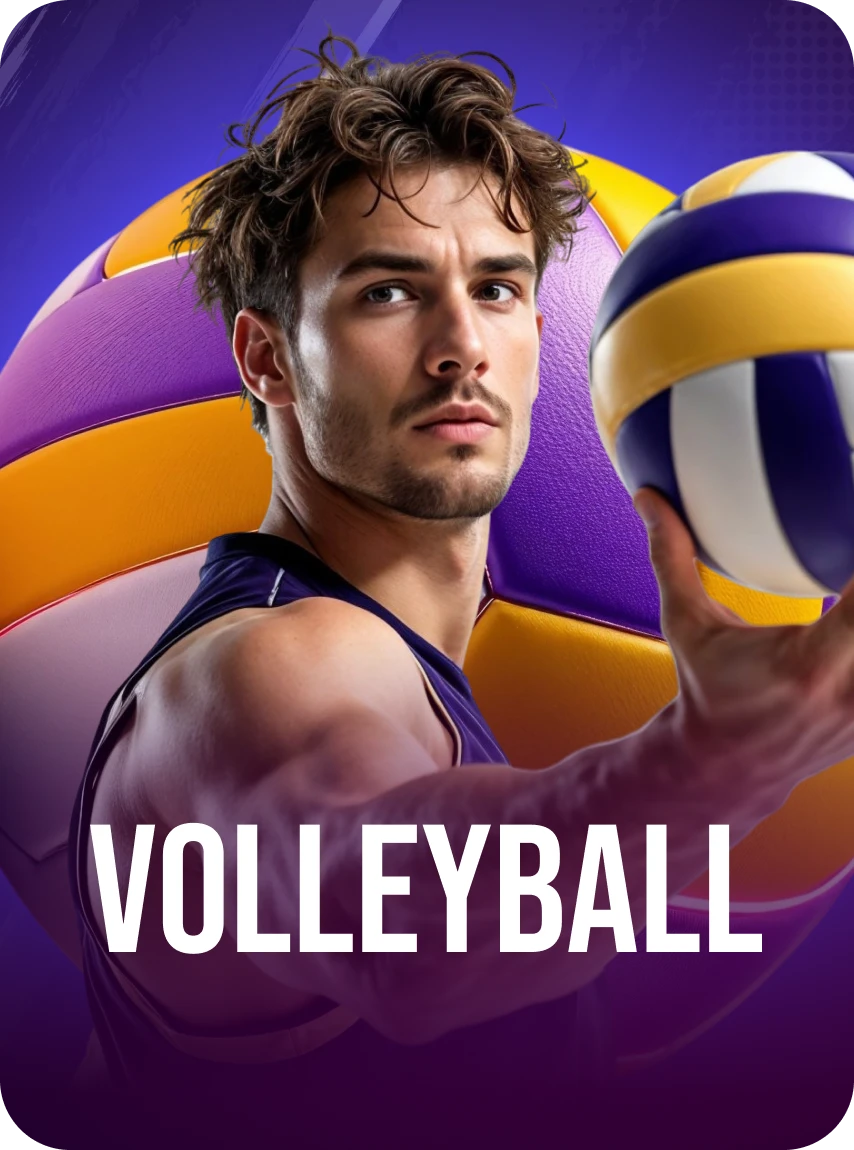 Volleyball sport tile